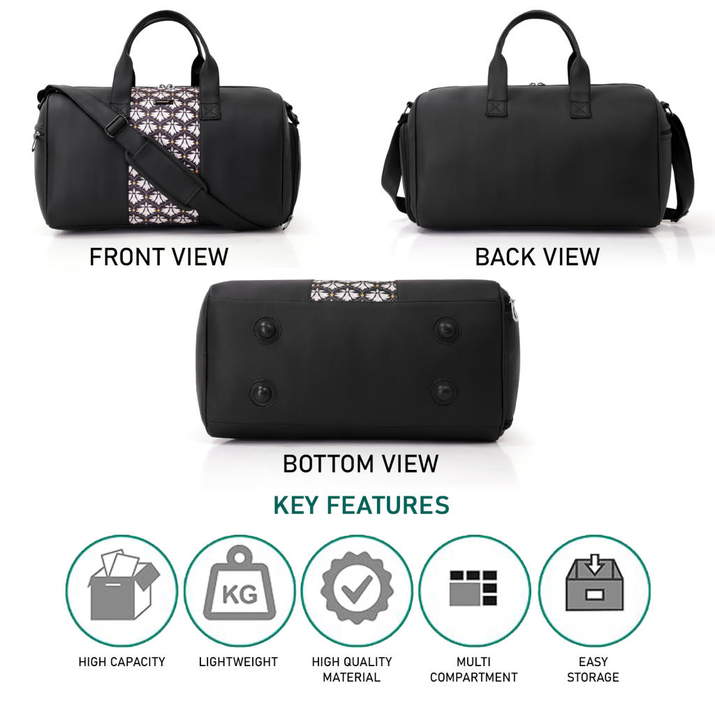 Sports Gym Bag with Shoe Compartment - Image 12
