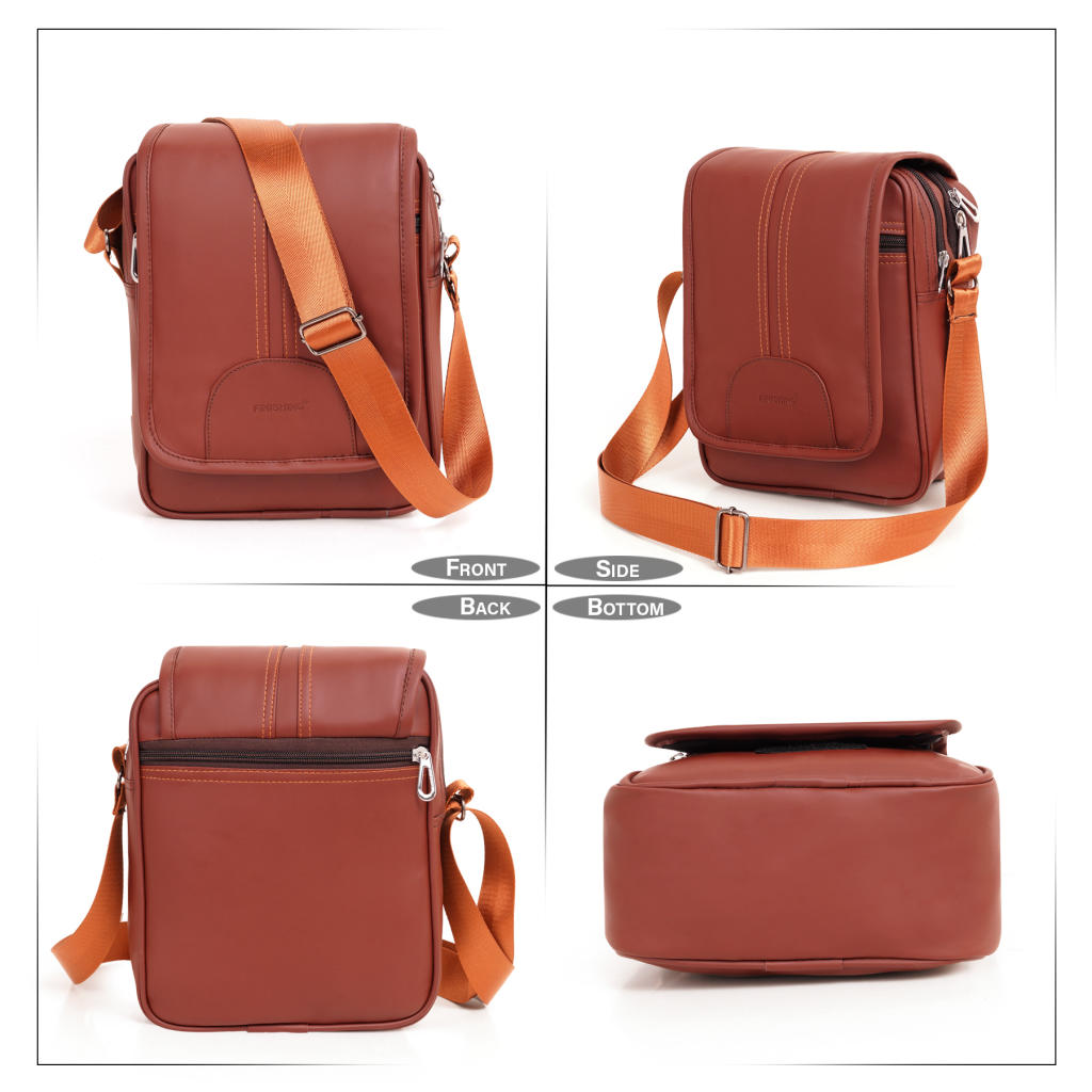 Brown Luxora Sling with Flap - Image 4