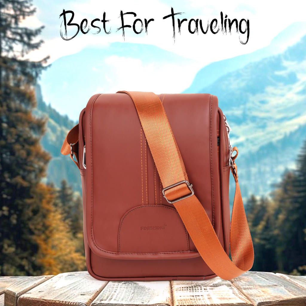 Brown Luxora Sling with Flap - Image 5