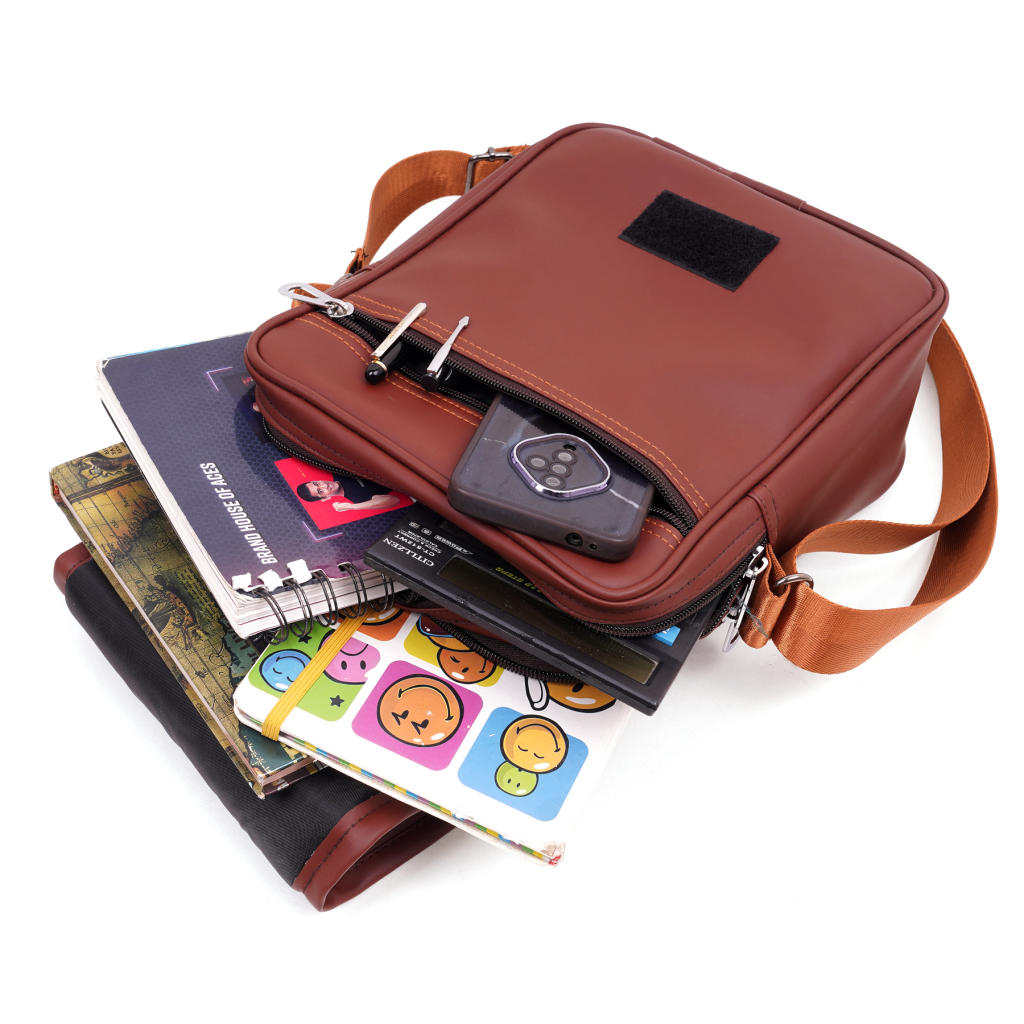 Brown Luxora Sling with Flap - Image 14
