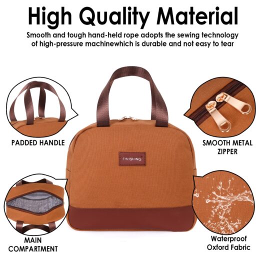 Canvas insulated Office Lunch Bag